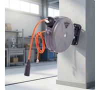 Avvolgitubo pneumatico girevole automatico per officina