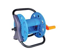 AVVOLGITUBO PORTATILE DA GIARDINO IRRIGAZIONE CARRELLO 42X30X20CM AZZURRO 660802