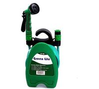 Avvolgitubo portatile da giardino - Set di stoccaggio per tubo da 10 m per lavaggio auto e irrigazione dei fiori, montaggio a parete per un uso conveniente
