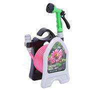Avvolgitubo portatile,Tubo flessibile da 10 m,Ugello spray 7 in 1 regolabile