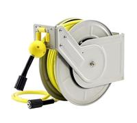 Avvolgitubo Professionale For Impieghi Gravosi, 1/4, 60 Piedi, Retrattile For Idropulitrice, Automatico Comodità A Portata Di Mano