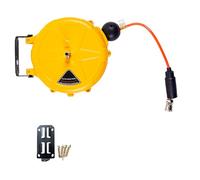 Avvolgitubo Retrattile Automatico Per Auto Resistente Tamburo D Telescopico Con Staffa Da 180 Gradi Per Bobina Automatica Da Giardino