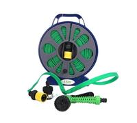 Avvolgitubo Tubo Flessibile E Avvolgitore Da Giardino Pieghevole Da 590 Pollici Con Ugello For L'irrigazione Delle Piante