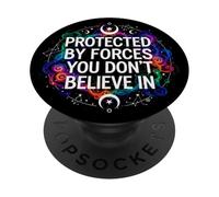 Avvolta da Energie Invisibili - Design Mistico PopSockets PopGrip Adesivo