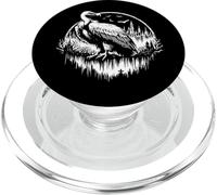 Avvoltoio grafica arte gotica Design PopSockets PopGrip per MagSafe