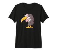 Avvoltoio Uccello Animale Selvaggio Raptor Amante Uccelli Uomini Donne Maglietta Premium