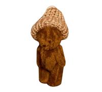 AVZYARDY 4 colori tasca orso in una scatola, mini preoccupazione orso con scheda di supporto edificante emotiva, orsacchiotto morbido a mano for il giorno di San di Natale e scrivania
