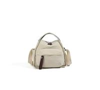 AVZYARDY Borsa for saccheggio casual in tessuto in stoffa oxford borsetta for le donne (bianca)