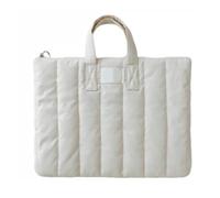 AVZYARDY Custodia for laptop puffer trapuntata Case for laptop di capacità (bianco L)