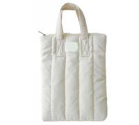 AVZYARDY Custodia for laptop puffer trapuntata Case for laptop di capacità (White S)