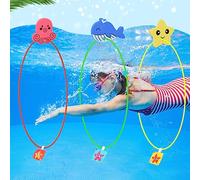 AVZYARDY Giocattoli da Immei,Piscina Subquea Immeioni Giocattolo,Giochi Piscina Baini Giocattoli da Piscina,Giocattoli da Nuoto tivi Anelli da Immei,Giochi da Piscina for Baini