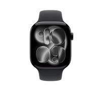 AW S11 GPS+CELLULAR 46mm Jet Black Aluminium Case with Black Sport Band - S/M