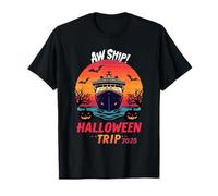 AW Ship Halloween Trip 2025 Family Cruise Squad Matching Maglietta