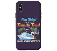 Aw Ship! It’s A Family Trip 2025 Family Matching Cruise Trip Custodia per iPhone X/XS