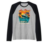 Aw Ship It's A Family Trip 2026 Shirt Maglietta per crociera Maglia con Maniche Raglan