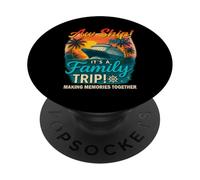 Aw Ship It's A Family Trip 2027 Shirt Maglietta per crociera PopSockets PopGrip Adesivo