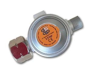 AW-Tools Regolatore di Pressione 2,5 Bar, Riduttore di Pressione, propano Gas butano, Multicolore