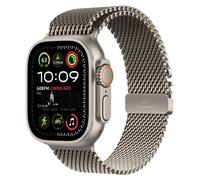 AW Ultra 2 GPS + Cellular 49mm Natural Titanium Case with Natural Titanium Milanese Loop - M