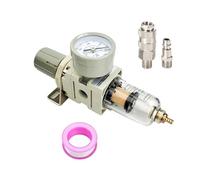 AW2000-02 Combinazione di regolatore di pressione del filtro 'aria pneumatico 1/4 filtro del compressore for utensili pneumatici con manometro(AW2000-02 C EU)