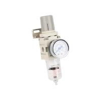 AW2000-02 Filtro compressore pneumatico Fonte Trattamento Regolatore di pressione Manometro 4/6/8-12mm 1 pz(6MM)