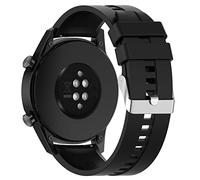 AWADUO Cinturino di ricambio compatibile con Huawei Watch Buds, cinturino di ricambio in silicone, morbido e durevole (nero), 20mm, Acciaio inossidabile, Quarzo verde