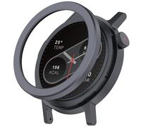 AWADUO Compatibile con CMF Watch Pro 2 Smartwatch Full Coverage PC Protective Circle Case Cover con Vetro Temperato Touchable Screen Protector Smartwatch Accessori (Nero)