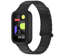 AWADUO Compatibile con Xiaomi Band 9 cinturino in silicone di ricambio attivo, compatibile con Redmi Band 3, cinturino magnetico da polso morbido e durevole (nero), Senza Gemstone
