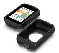 AWADUO Custodia protettiva di ricambio per smartwatch compatibile con Garmin Edge 850/Edge 550, guscio in silicone anti goccia, accessori per computer da bici (nero)