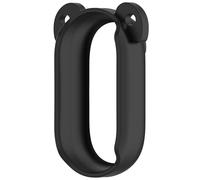 AWADUO Custodia protettiva in silicone compatibile con Insta360 GO2, con tracolla da collo, antiurto, custodia per tutto il corpo, accessorio per action camera sportiva (nero)