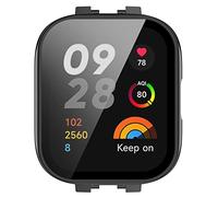 AWADUO Smartwatch Full Coverage PC Custodia Protettiva Con Vetro Temperato Screen Protector Pellicola Protettiva Compatibile Con Redmi Watch 3, Morbido E Durevole