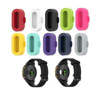 AWADUO Tappi antipolvere compatibili con Garmin Forerunner 265S/265/965, 10 tappi protettivi in silicone colorati compatibili con Garmin Fenix 7/7S/7X (silicone colorato)