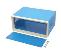 awagas Scatola di giunzione in metallo blu, 24.9x18.8x10.9 cm, scatola di recinzione per progetti fai da te, impermeabile, contatori, sistemi di controllo delle apparecchiature (250x190x110 mm)