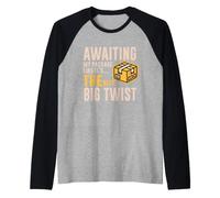 Awaiting My Package Like IT S The Next Big Twist Maglia con Maniche Raglan