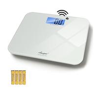Awaiymi Bilancia parlante per il peso corporeo, bilancia parlante digitale altamente accurata con grande schermo LCD, accensione e spegnimento automatico, bilancia parlante per ipovedenti o anziani,