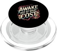 Awake But At What Cost Sarcastic Sleepy Existence - PopSockets PopGrip per MagSafe