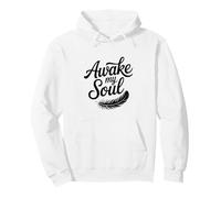 Awake My Soul Inspirational Citazione Felpa con Cappuccio
