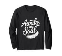 Awake My Soul Inspirational Citazione Maglia a Manica
