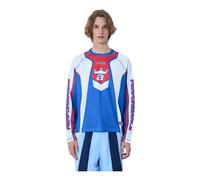 Awake NY - Mesh Jersey Racer - - Tops - Uomo - Blu - 2XL