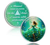Awaken with Grace Sobriety Coin, Spring Dance AA Coin - Clean AA chip e medaglione - Chip di recupero sobrio con bella dedica - Regali splendidamente sobrio per le donne - Si applica agli alcolisti