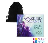 Awakened Sognatore Oracolo Mazzo Carte e Un Borsa blue angel Walden Esoteric New