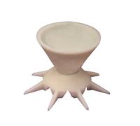 awakentti Bicchieri in silicone divisi per fluidi versanti di vernice, fai da te e pittura, bicchieri riutilizzabili con gambe a imbuto, per arte fluida (7 canali)