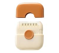 awakentti Rasoio per capelli con doppie punte, per tagliare e organizzare la frangia, tagliacapelli a doppia estremità per bambini, donne, ragazze, accessori per tagliare i capelli (arancione)