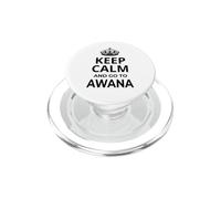 Awana Souvenirs/'Mantieni la calma e vai ad Awana! ' Design PopSockets PopGrip per MagSafe