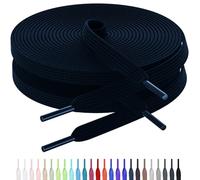AWANGLOU Lacci piatti per scarpe da ginnastica, lacci per scarpe da ginnastica in 27 colori, diverse lunghezze, per scarpe da ginnastica all'aperto, corsa, arrampicata, sport, 11 Blu Navy, 63" Inch
