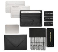 AWANGUARD Ultimate Basic Plus - Portafogli Bitcoin Crypto Wallet, Piastra Metallica di Backup con 3x24 Frasi di Seed Phrase più Piastra di Test, Compatibile con TUTTI i Portafogli Crypto