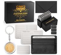 AWANGUARD Ultimate - Portafogli Bitcoin Crypto Wallet, Piastra Metallica di Backup con 3x24 Frasi di Seed Phrase più Piastra di Test, Compatibile con TUTTI i Portafogli Crypto