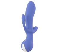 Vibratore Ricaricabile AWAQ.U 1 con Tre Stimolatori (Viola)