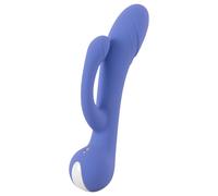 Vibratore doppio in silicone realistico dildo vibrante vaginale anale fallo pene