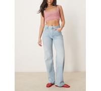 AWARE - Jeans dritti comodi lavaggio azzurro-Blu W26