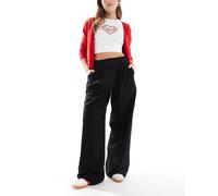 AWARE - Pantaloni dad sartoriali neri drappeggiati-Nero M
